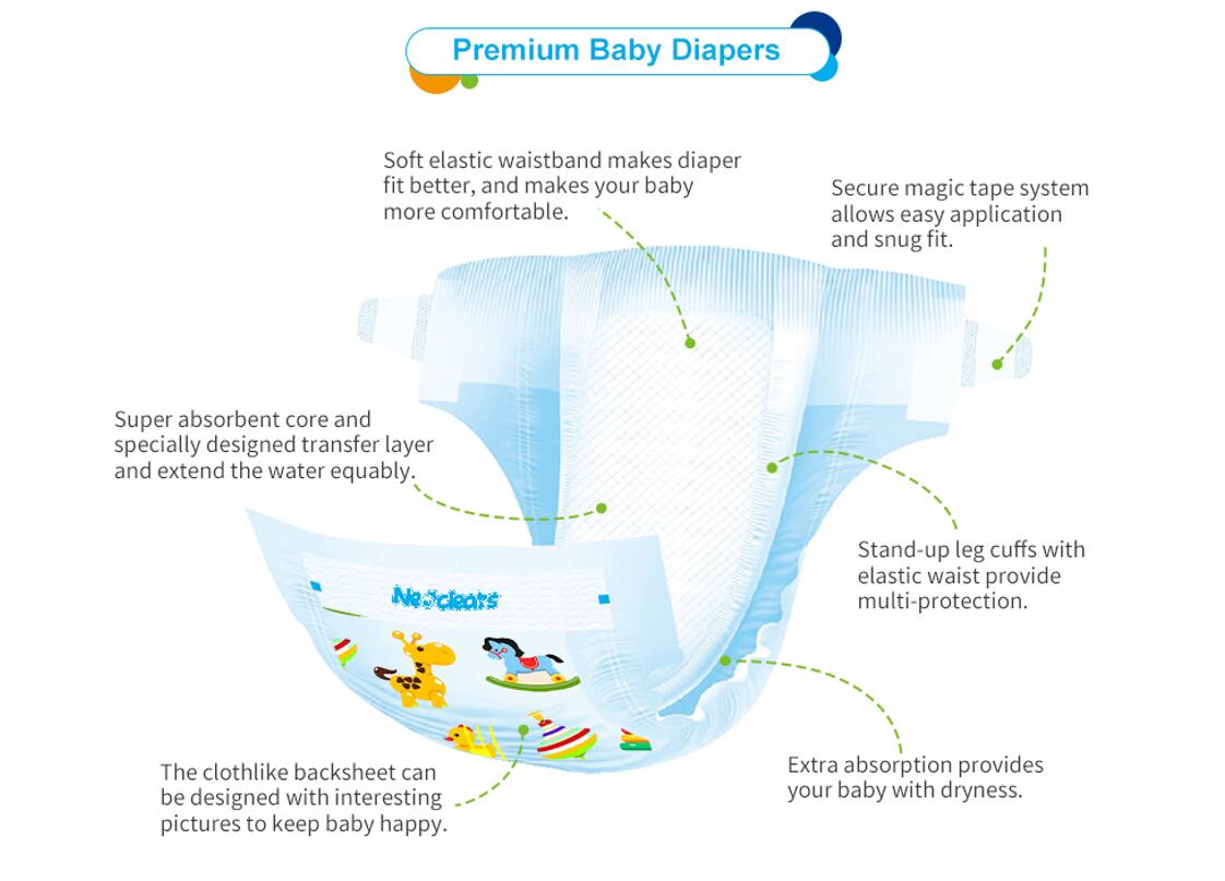 Pañal de bebé premium