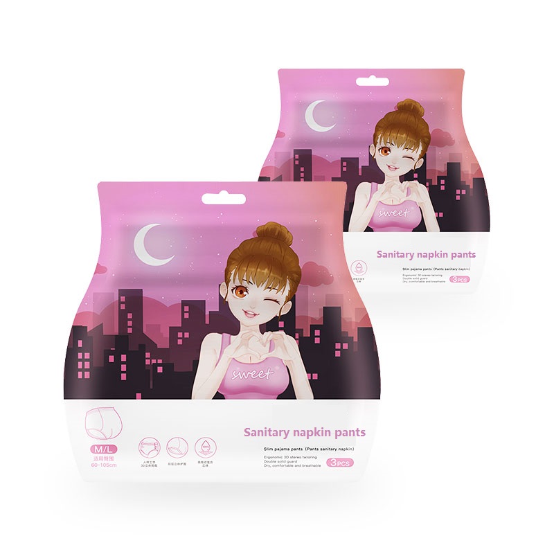 China customised disposable women overnight leakproof heavy period